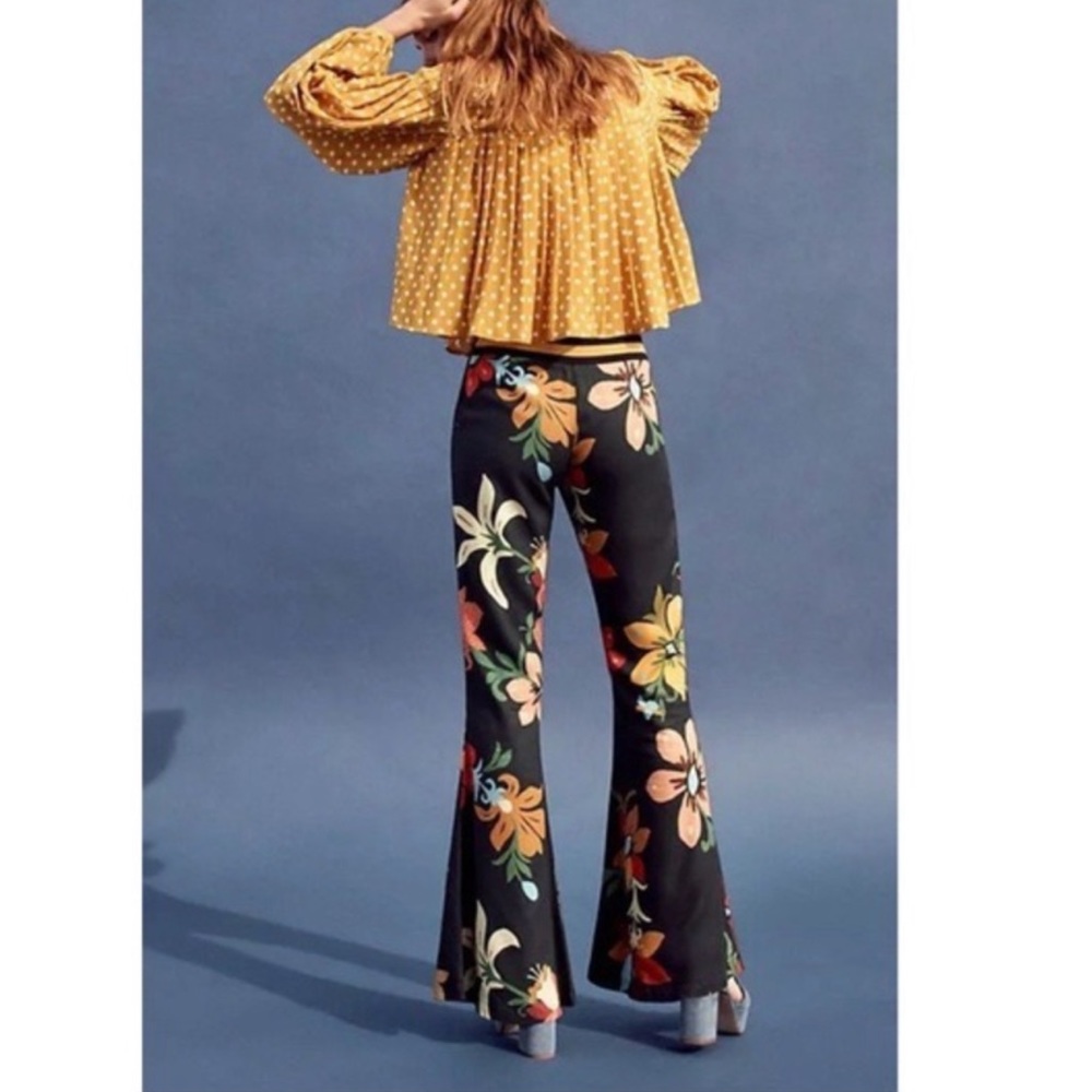 Farm Rio | Anthropologie • Calla Flare Pants - Picture 14 of 16